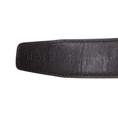 Hermes H Au Carre Reversible Belt Leather Medium