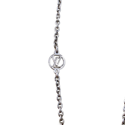 Louis Vuitton Essential V Necklace Metal Silver