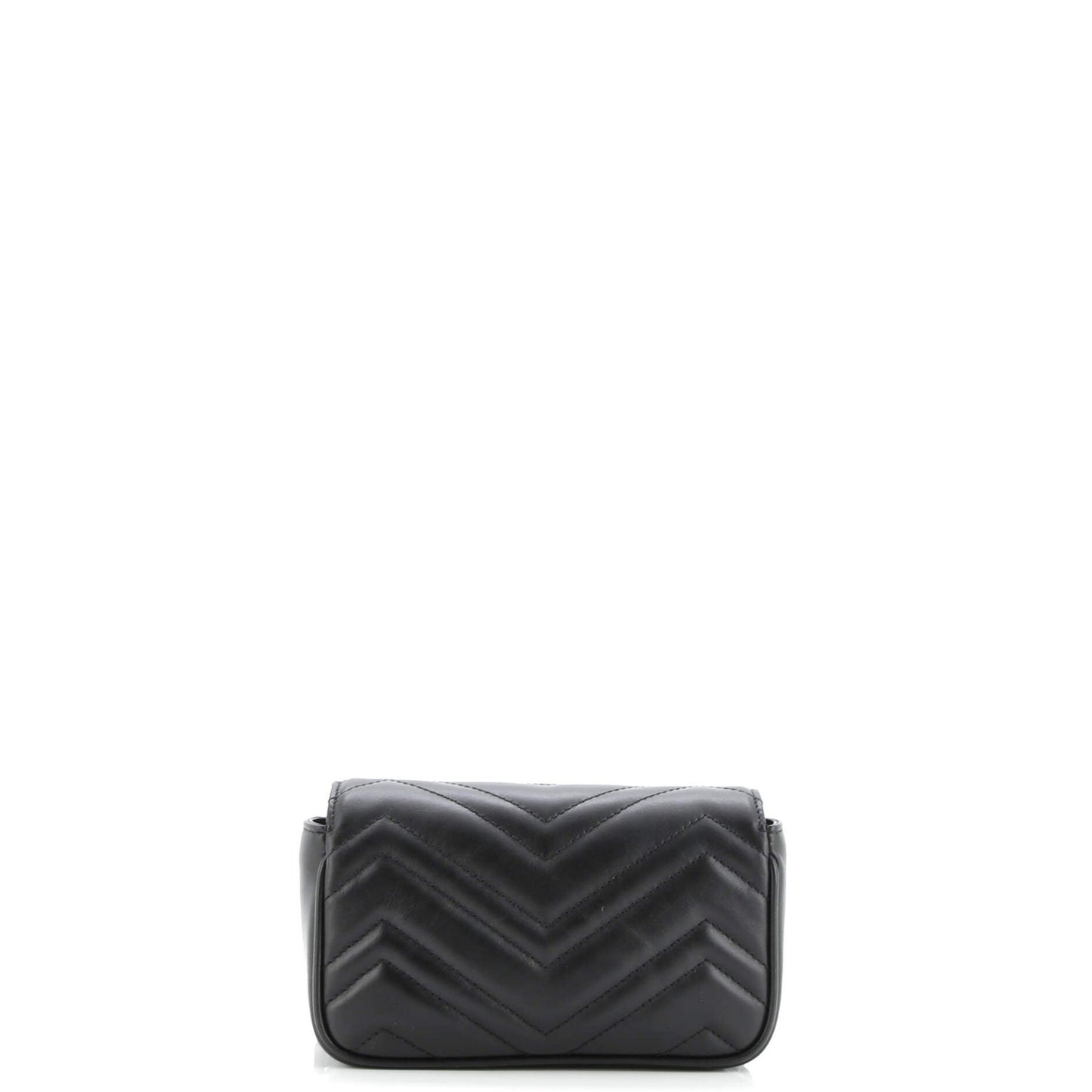 Gucci Gg Marmont Flap Belt Bag Matelasse Leather