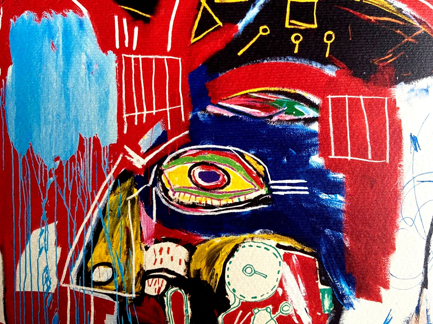 Jean-Michel Basquiat Lithograph C.O.A. Signed Numbered In Pencil