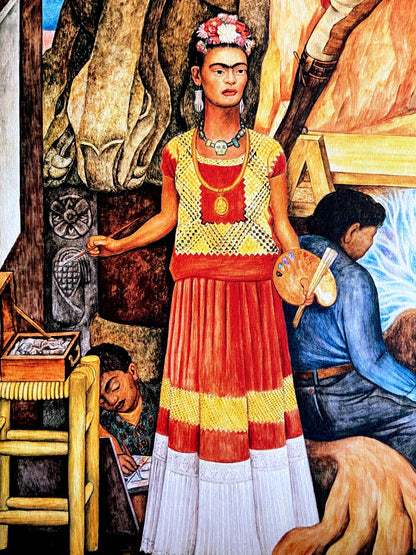 Diego Rivera Lithograph Coa Numbered A Hand