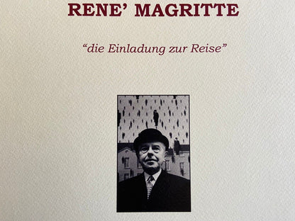 Ren Magritte Lithograph Coa Signed Numbered By Hand