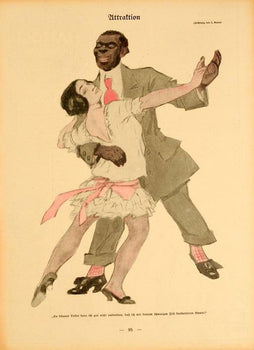 Simplicissimus 1913 By Kainer Dance On Linen Original