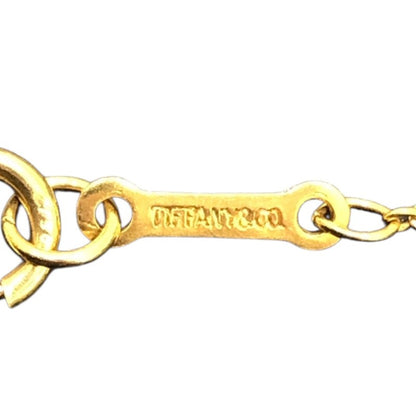 Tiffany & Co. Open Heart Necklace Gold 750Yg