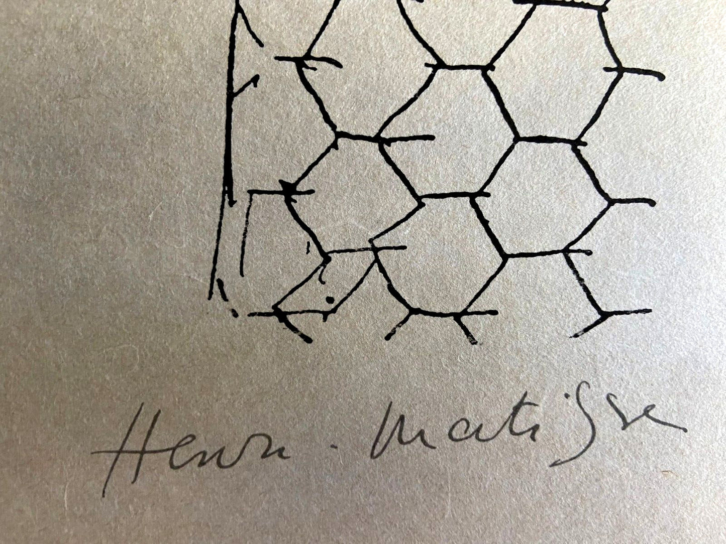 Henri Matisse Lithograph 1960 Coa Signed Numbered By Hand Stamp