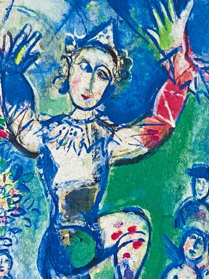 Marc Chagall Numbered Coa Lithograph Signed Op