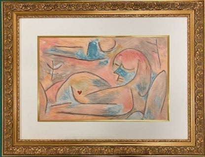 Paul Klee "Winter Love" 1938 Original Lithograph Verve Vol.1-No.3 Mourlot  Mint