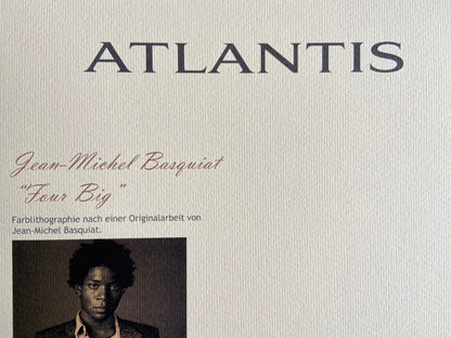 Jean-Michel Basquiat Lithograph Signed Coa