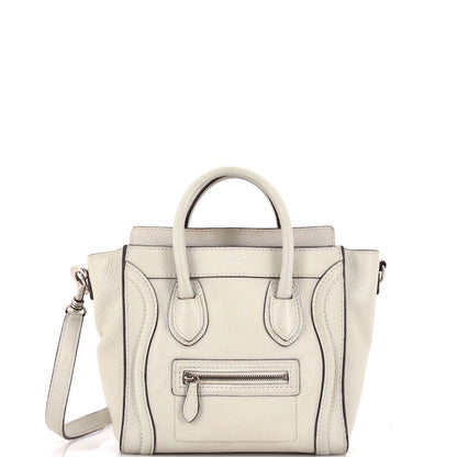 Celine Luggage Bag Grainy Leather Nano