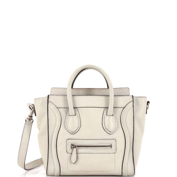 Celine Luggage Bag Grainy Leather Nano
