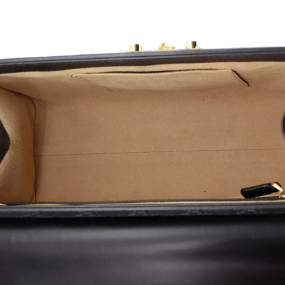 Gucci Padlock Top Handle Bag Guccissima Leather Small
