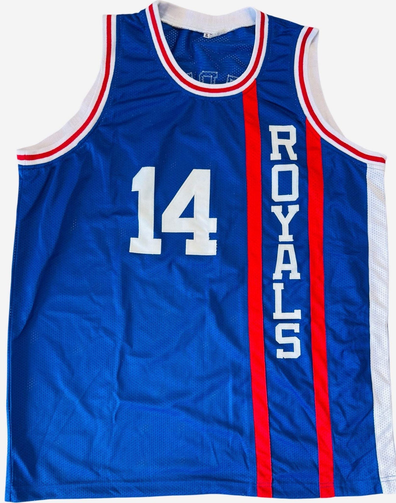 Oscar Robertson Autographed Royals Custom Jersey (Psa)