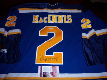 Al Macinnis St.Louis Blues,Hof Last One Jsa/Coa