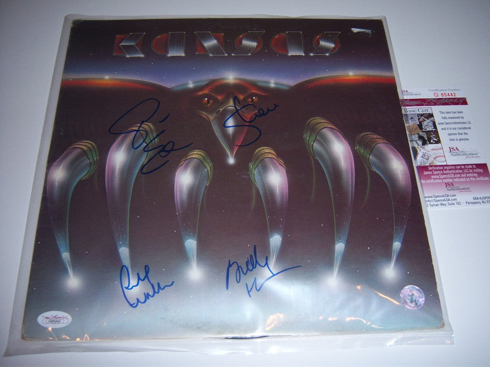 Steve Walsh Kansas Self Titled 4 Sigs Jsa/Coa