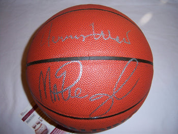 Magic Johnson,Jerry West Lakers Hof Jsa/Coa