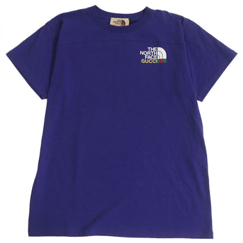 Gucci Short Sleeve T-Shirt Cotton Blue Type S