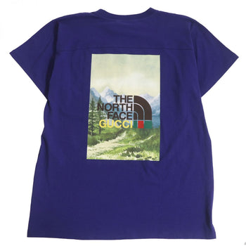 Gucci Short Sleeve T-Shirt Cotton Blue Type S
