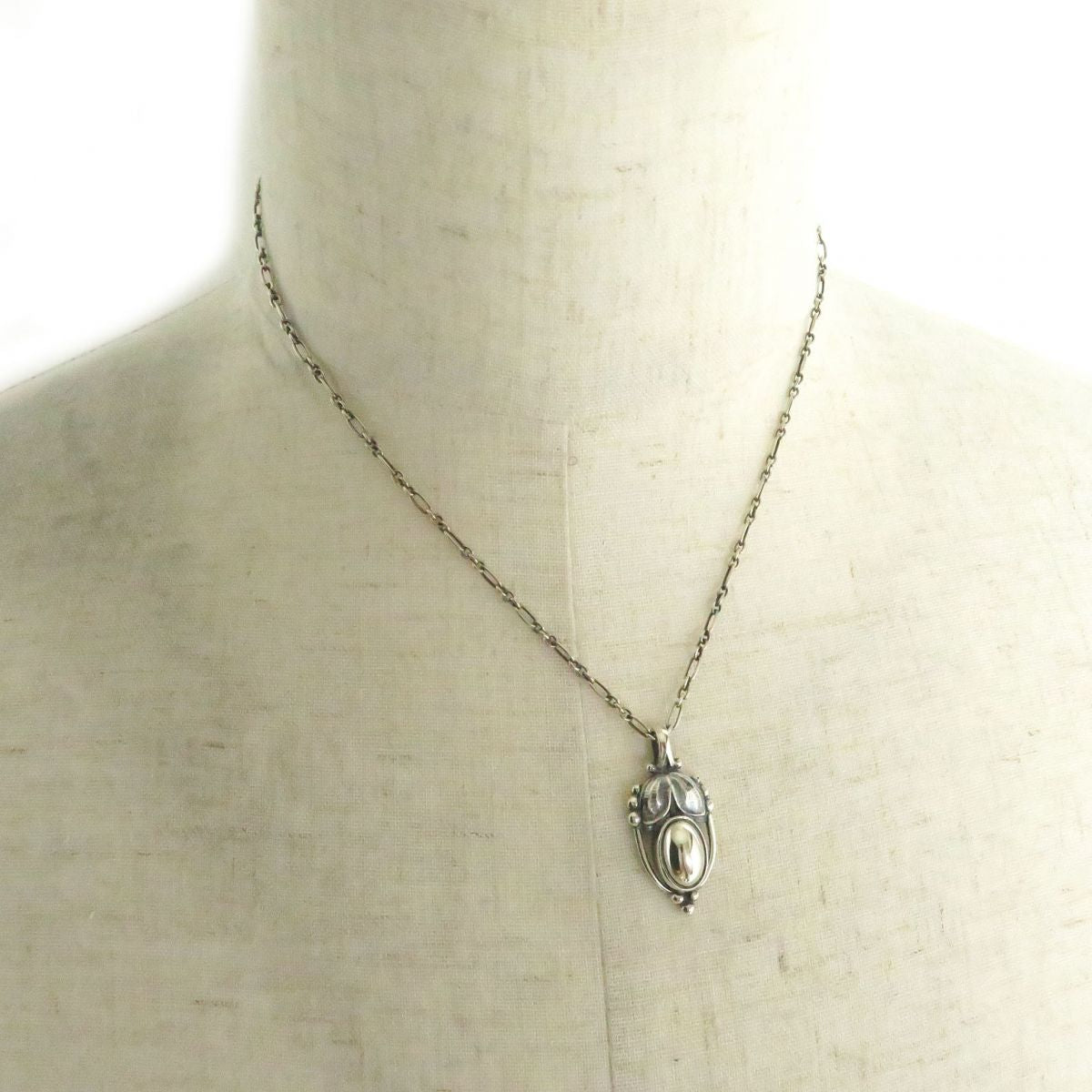 Georg Jensen Necklace Main?Fsv925 Silver Mens
