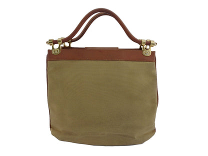 Gucci Handbag Brown X Beige
