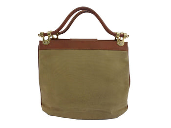Gucci Handbag Brown X Beige