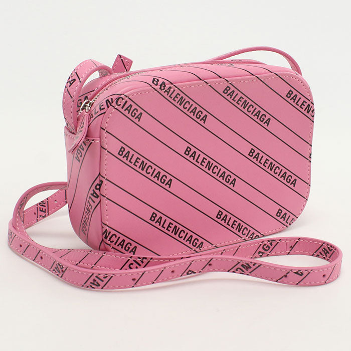 Balenciaga 552372 Shoulder Bag Every Day Camera Bag Leather Pink Women