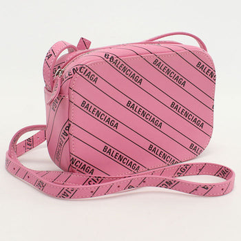 Balenciaga 552372 Shoulder Bag Every Day Camera Bag Leather Pink Women