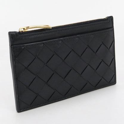 Bottegaveneta Coin Case Intrecciato Card Case Leather Black Unisex