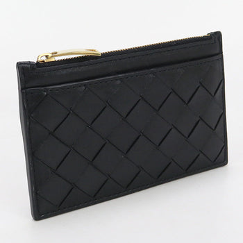 Bottegaveneta Coin Case Intrecciato Card Case Leather Black Unisex