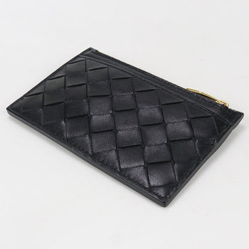 Bottegaveneta Coin Case Intrecciato Card Case Leather Black Unisex