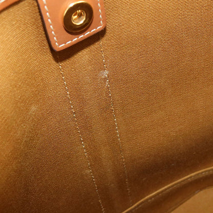 Celine 19144 2Cas Shoulder Bag Triomphe Small Bucket Calfskin Beige Women