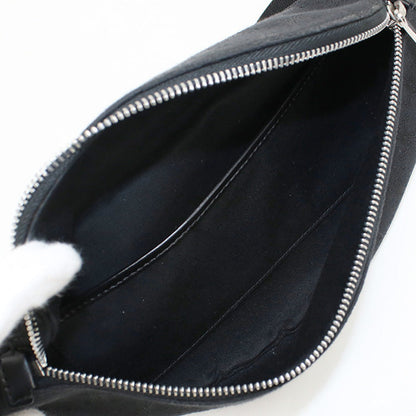 Celine Belt Bag Triomphe Body Bag Canvas Black Mens