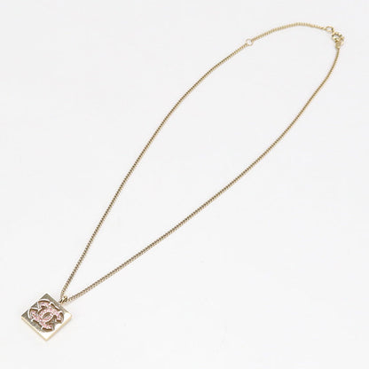 Chanel Ch89249 Rhinestone Necklace Metal/Rhinestone Gold Women