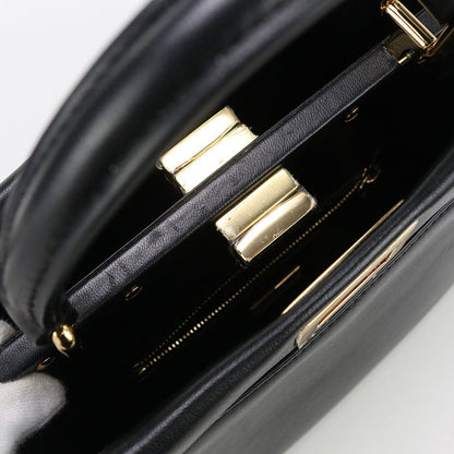 Fendi Fe92924 2Way Peek-A-Boo Mini Handbag Black Women