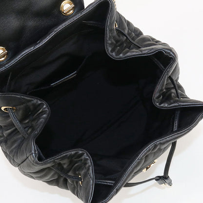 Ferragamo 21 F734 Backpack Vala Backpack Leather Black Women