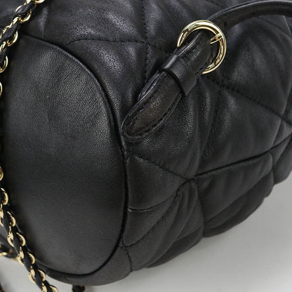 Ferragamo 21 F734 Backpack Vala Backpack Leather Black Women