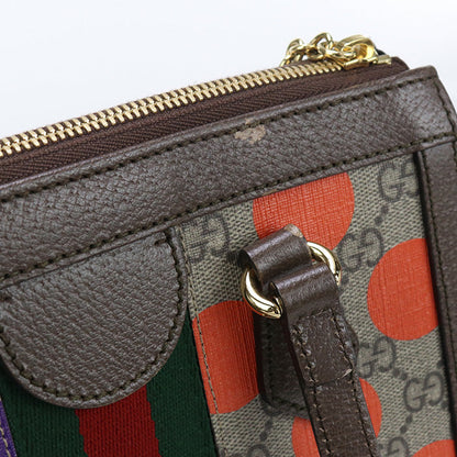 Gucci 547551 Ofidia Small 2 Way Tote Bag Tote Bag Gg Supreme Canvas, Leather Multicolor Women