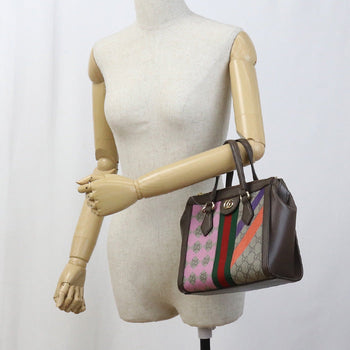 Gucci 547551 Ofidia Small 2 Way Tote Bag Tote Bag Gg Supreme Canvas, Leather Multicolor Women