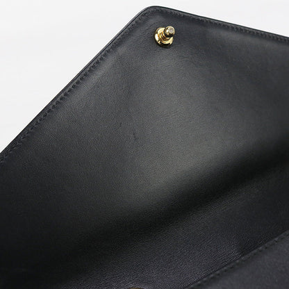 Gucci 537241 Shoulder Bag Raja Medium Chainshoulder Bag Leather Black Women