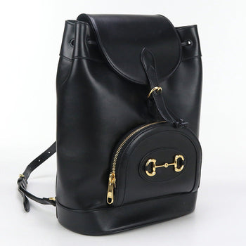 Gucci Gu90581 Backpack Gucci Horsebit 1955 Leather Black Women