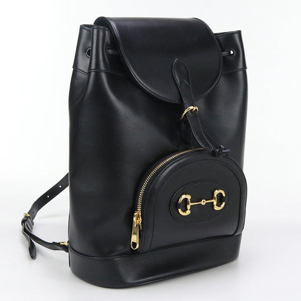 Gucci Gu90581 Backpack Gucci Horsebit 1955 Leather Black Women