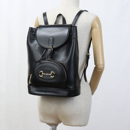 Gucci Gu90581 Backpack Gucci Horsebit 1955 Leather Black Women