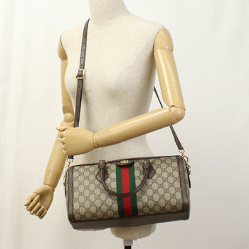 Gucci 524532 Travel Bag Ofidia 2Way Mini Boston Bag Gg Supreme Canvas Multicolor Women(Unisex)