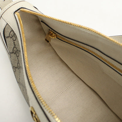 Gucci 674096 Ofidia Diagonal Shoulder Bag Shoulder Bag Gg Supreme Beige Women