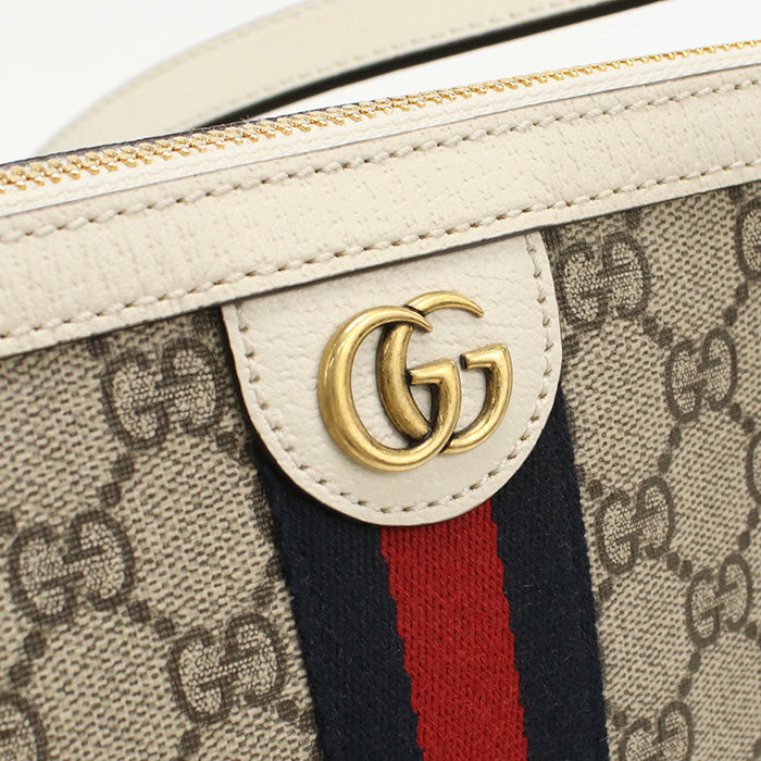 Gucci 674096 Ofidia Diagonal Shoulder Bag Shoulder Bag Gg Supreme Beige Women
