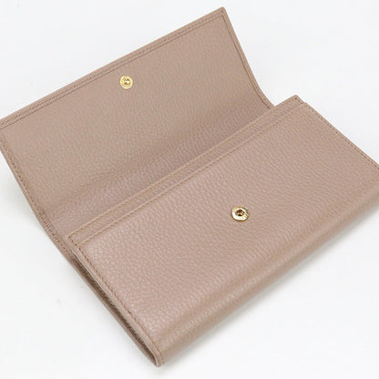 Gucci Gu93385 Continental Wallet Double G Purse Folio Leather Pink Women