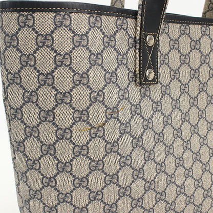 Gucci 211134 Gg Supreme Tote Bag Gg Supreme Navy Women