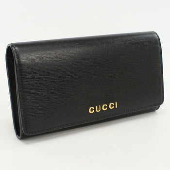 Gucci 772638 Continental Wallet Long With Double Fold Coin Purse Navy Women