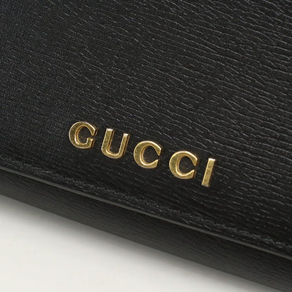 Gucci 772638 Continental Wallet Long With Double Fold Coin Purse Navy Women