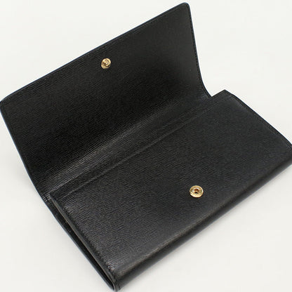 Gucci 772638 Continental Wallet Long With Double Fold Coin Purse Navy Women