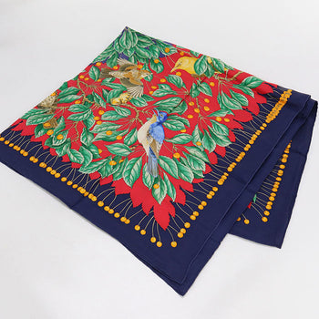 Hermes Scarf Calle 90 Stole Silk Multicolor Women